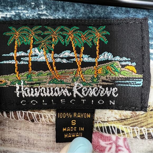 Vintage Y2K Hawaiian Reserve Collection tropical beach dress size Small - Picture 4 of 4
